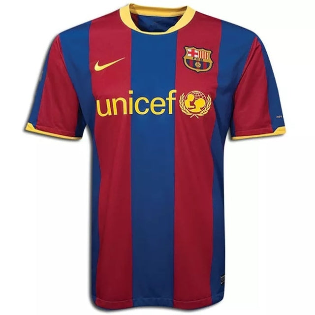 Camisola Barcelona Retrô 2010/2011 -  Azul e Grená