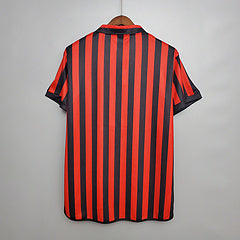 Camisola AC Milan Retrô 1999/2000 - Vermelha e Preta